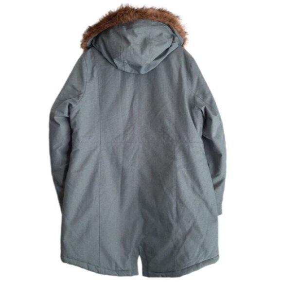 RIPZONE Primaloft Insulated Parka Winter Snow Jacket Faux Fur Hoodie Trim Sz XXL - Picture 8 of 14